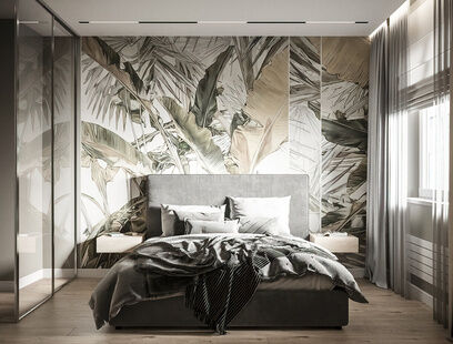 Фото № 6: Дизайн-проект двухкомнатной квартиры 58.8  м² Современный стиль для ЖК Nagatino i-Land