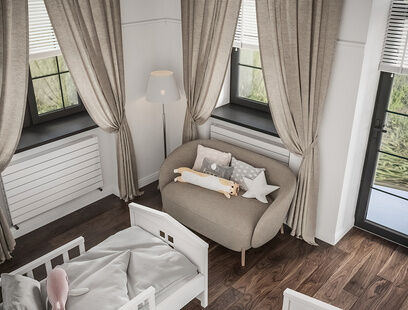 Фото № 3: Дизайн-проект дома/коттеджа 30.9  м² Современный стиль для частного дома в д. веледниково