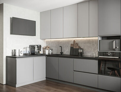 Фото № 4: Дизайн-проект однокомнатной квартиры 39.1  м² Стиль Лофт для ЖК Пушкарь