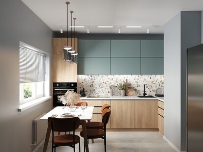 Фото № 1: Дизайн-проект трехкомнатной квартиры 79.8  м² Современный стиль для ЖК Московский