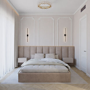 Фото № 4: Дизайн-проект трехкомнатной квартиры 62.8  м² Стиль Модернизм для ЖК Слава