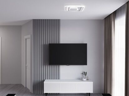 Фото № 3: Дизайн-проект двухкомнатной квартиры 36.8  м² Современный стиль для ЖК Профит