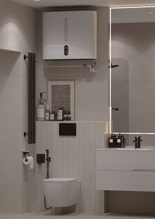 Фото № 4: Дизайн-проект трехкомнатной квартиры 92.6  м² Современный стиль для ЖК ЭкоСити