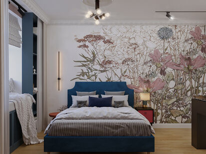 Фото № 1: Дизайн-проект двухкомнатной квартиры 52.24  м² Стиль Модернизм для ЖК в г. Красноярск