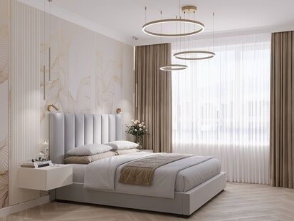 Фото № 6: Дизайн-проект двухкомнатной квартиры 68.97  м² Стиль Модернизм для ЖК Переделкино Ближнее