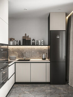 Фото № 2: Дизайн-проект 2-х комнатной квартиры 57.71 кв.м Стиль Модернизм для ЖК Московский