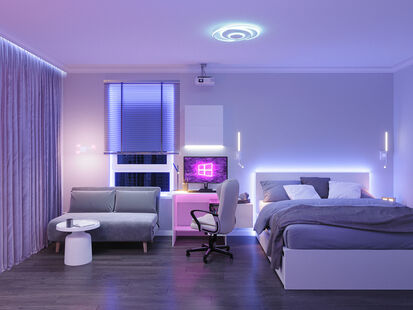 Фото № 1: Дизайн-проект детской 18.2  м² Современный стиль для ЖК Московский