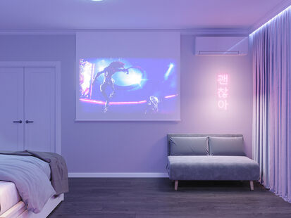 Фото № 2: Дизайн-проект детской 18.2  м² Современный стиль для ЖК Московский