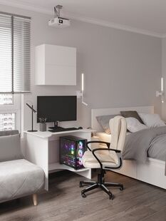 Фото № 3: Дизайн-проект детской 18.2  м² Современный стиль для ЖК Московский