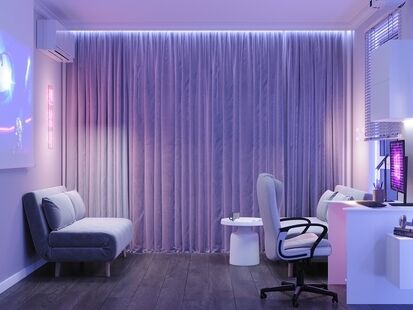 Фото № 4: Дизайн-проект детской 18.2  м² Современный стиль для ЖК Московский