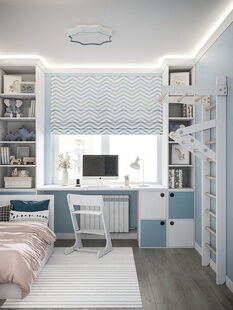 Фото № 5: Дизайн-проект трехкомнатной квартиры 50.38  м² Стиль Контемпорари для ЖК Новый Зеленоград