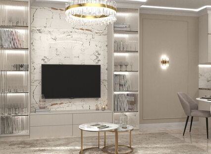 Фото № 5: Дизайн-проект квартиры-студии 28.6  м² Современный стиль для гипермаркета hoff