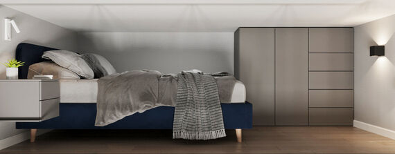 Фото № 2: Дизайн-проект однокомнатной квартиры 26.0  м² Скандинавский стиль для ЖК Московский