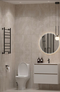 Фото № 2: Дизайн-проект однокомнатной квартиры 40.14  м² Стиль Контемпорари для ЖК Новые Котельники