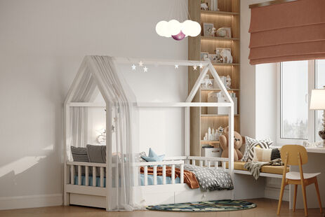 Фото № 5: Дизайн-проект трехкомнатной квартиры 73.3  м² Стиль Эклектика для ЖК Кутузов Град 2