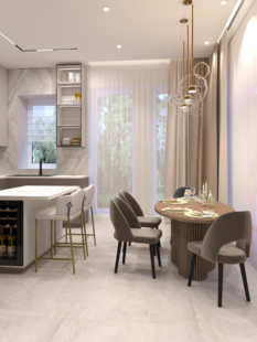 Фото № 4: Дизайн-проект дома/коттеджа 94.2  м² Стиль Модернизм для частного дома в г. домодедово