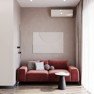 Фото № 2: Дизайн-проект двухкомнатной квартиры 37.77  м² Стиль Модернизм для ЖК Павелецкая Сити