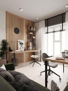 Фото № 2: Дизайн-проект дома/коттеджа 124.58  м² Стиль Модернизм для частного дома в мкр поиз стела