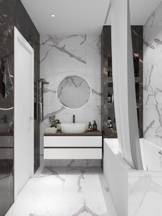 Фото № 6: Дизайн-проект двухкомнатной квартиры 40.31  м² Стиль Модернизм для ЖК Никольские Луга