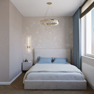 Фото № 5: Дизайн-проект трехкомнатной квартиры 67.2  м² Стиль Модернизм для ЖК Новый Зеленоград