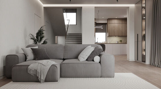 Фото № 1: Дизайн-проект дома/коттеджа 116.0  м² Стиль Модернизм для частного дома в снт факел скво