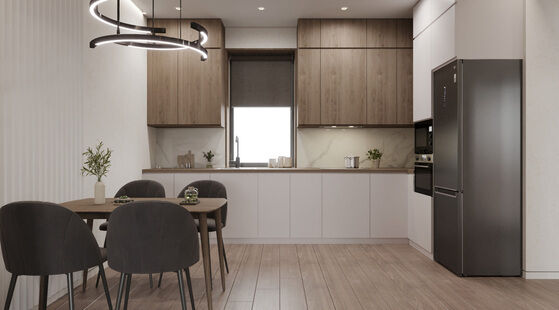 Фото № 4: Дизайн-проект дома/коттеджа 116.0  м² Стиль Модернизм для частного дома в снт факел скво