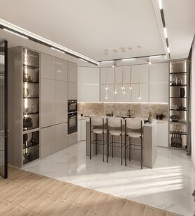 Фото № 5: Дизайн-проект дома/коттеджа 120.0  м² Стиль Модернизм для частного дома в г. кострома