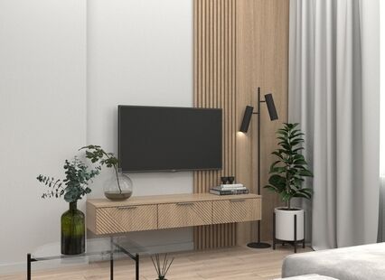 Фото № 5: Дизайн-проект трехкомнатной квартиры 57.76  м² Современный стиль для ЖК Хэдлайнер