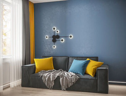 Фото № 5: Дизайн-проект трехкомнатной квартиры 68.5  м² Стиль Модернизм для ЖК Dream Tower