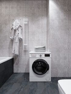 Фото № 3: Дизайн-проект однокомнатной квартиры 35.29  м² Современный стиль для цдс черная речка