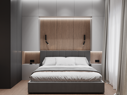 Фото № 2: Дизайн-проект квартиры-студии 29.29  м² Стиль Лофт для ЖК Тринити 2