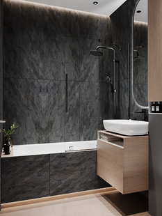 Фото № 4: Дизайн-проект квартиры-студии 29.29  м² Стиль Лофт для ЖК Тринити 2