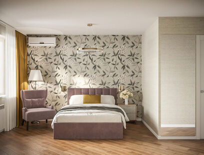 Фото № 1: Дизайн-проект двухкомнатной квартиры 66.17  м² Стиль Контемпорари для тсж большая набережная