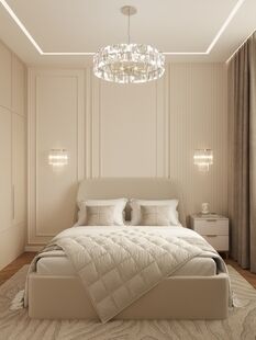 Фото № 4: Дизайн-проект трехкомнатной квартиры 50.47  м² Современная классика для ЖК Дубровка