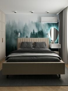 Фото № 1: Дизайн-проект трехкомнатной квартиры 55.4  м² Современный стиль для ЖК Московский