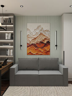 Фото № 2: Дизайн-проект кабинета 11.51  м² Стиль Модернизм для ЖК в Якутии