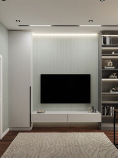 Фото № 5: Дизайн-проект кабинета 11.51  м² Стиль Модернизм для ЖК в Якутии