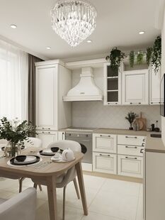 Фото № 1: Дизайн-проект двухкомнатной квартиры 57.86  м² Стиль Модернизм для ЖК Московский