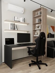 Фото № 2: Дизайн-проект двухкомнатной квартиры 66.17  м² Современный стиль для ЖК Московский