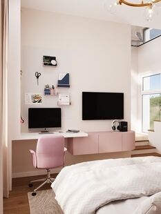 Фото № 3: Дизайн-проект дома/коттеджа 155.72  м² Стиль Модернизм для частного дома в мо