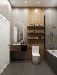 Фото № 4: Дизайн-проект дома/коттеджа 155.72  м² Стиль Модернизм для частного дома в мо