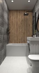 Фото № 3: Дизайн-проект квартиры-студии 33.0  м² Стиль Модернизм для ЖК Соколова 10