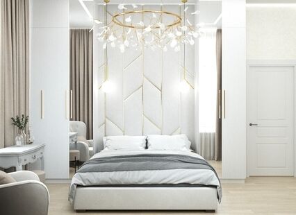 Фото № 3: Дизайн-проект трехкомнатной квартиры 100.67  м² Стиль Эклектика для ЖК Ever