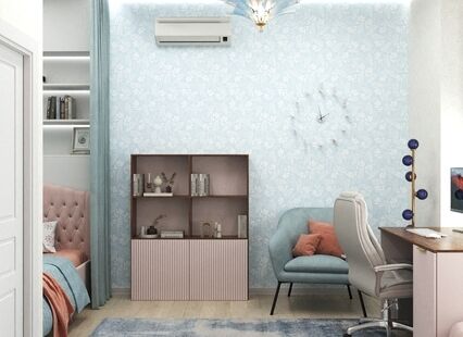 Фото № 6: Дизайн-проект трехкомнатной квартиры 100.67  м² Стиль Эклектика для ЖК Ever