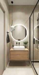 Фото № 5: Дизайн-проект четырехкомнатной квартиры 94.68  м² Скандинавский стиль для ЖК Ever