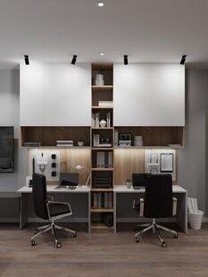 Фото № 2: Дизайн-проект трехкомнатной квартиры 70.4  м² Современный стиль для ЖК Митинский Лес