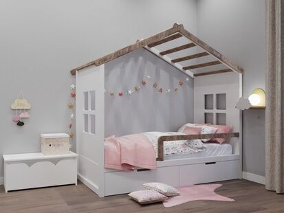 Фото № 5: Дизайн-проект трехкомнатной квартиры 70.4  м² Современный стиль для ЖК Митинский Лес