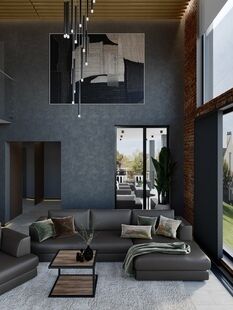 Фото № 4: Дизайн-проект дома/коттеджа 107.8  м² Стиль Лофт для этажа частного дома в кп серебряная лагуна