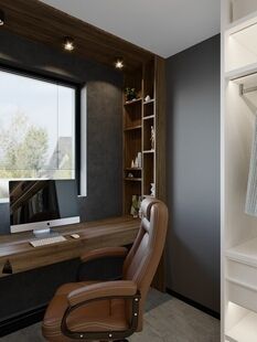 Фото № 6: Дизайн-проект дома/коттеджа 107.8  м² Стиль Лофт для этажа частного дома в кп серебряная лагуна