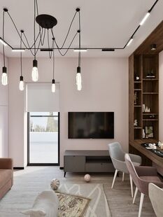 Фото № 6: Дизайн-проект дома/коттеджа 86.29  м² Современный стиль для этажа частного дома в кп серебряная лагуна